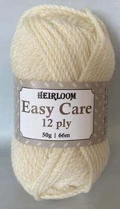 Heirloom 50g "Easy Care" 12-Ply 100% Wool Knitting Yarn - Picture 1 of 8