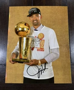 Juwan Howard Signed 8x10 Miami Heat Photo NBA Champion Michigan Wolverines Fab 5 - Picture 1 of 1