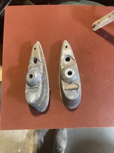 (2) 1937 Chevrolet Headlight Mounting Stanchions - Picture 1 of 3