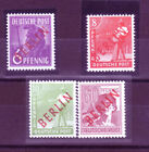 Berlin 1949 Rotaufdruck Mi.Nr. 22 bis 24 und 31 postfrisch teils BPP