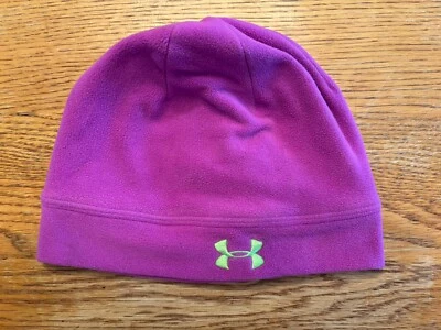 Gorro Under Armour Storm para jóvenes cola de caballo rosa Foto 1 de 4