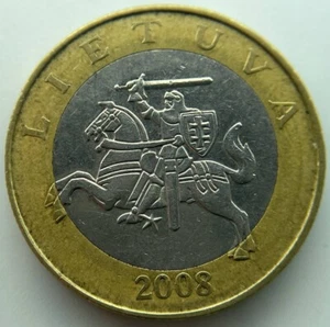 Lithuania 2 litai 2008 - Picture 1 of 2