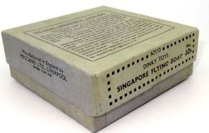 DINKY NO. 60H PRE-WAR ORIGINAL BOX FOR SINGAPORE FLYING BOAT - NR. MINT