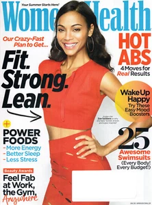 WOMEN'S HEALTH Magazine June 2018 Zoe Saldana Dan Reynolds Fit Strong Lean - Foto 1 di 3