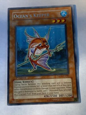 Yu-Gi-Oh Card - TAEV-EN081 - OCEAN'S KEEPER (rare) - NM - Image 1 of 2
