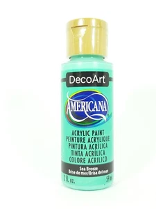 DecoArt Americana colore acrilico 59ml DA256 Sea Breeze vari colori