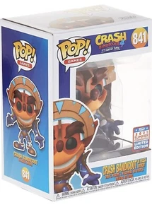 Funko Pop! Crash Bandicoot In Mask Armor Summer Convention Exclusive + Protector - Picture 1 of 11