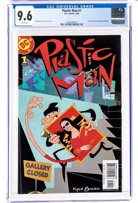 Plastic Man #1 CGC 9.6 NM+ Baker, (DC 2004) Focus Preview Insert Included - Image 1 of 4