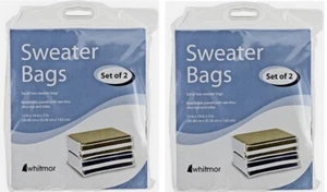 Whitmor 5003-28 2 Pack 12" x 14" x 3" Sweater Storage Organization Bag - 2 Pack - Picture 1 of 7