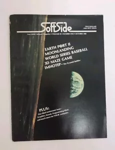 Softside Magazine Vol.3 No.1 Earth Port II & Moonlanding October 1980 - Foto 1 di 2