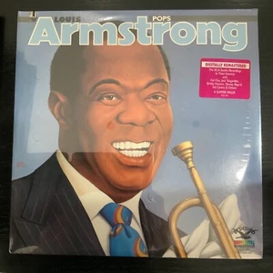 LOUIS ARMSTRONG-POPS-1987 RCA RECORDS DOUBLE VINYL-GATEFOLD-SEALED-PROMO CUT - Picture 1 of 3