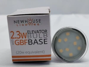 Newhouse Lighting Modern GBF-2320 Base LED Elevator Bulb 2.3W (20W Equivalent) - Picture 1 of 3