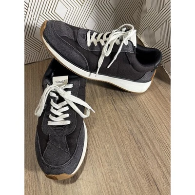 Zapatillas deportivas TOMS para mujer negras de lona con cordones informales cómodas talla desconocida Foto 1 de 4