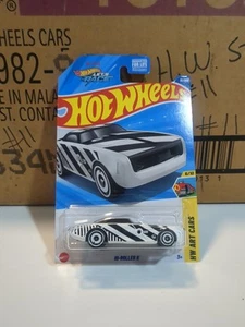 2025 Hot Wheels Treasur Hunt Black On White Hi-roller II HW ART CARS 6/10 61/250 - Picture 1 of 6