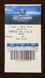 Boleto 2023 última vez MNM anotado juntos Messi Neymar Mbappé PSG París vs Lille - Imagen 1 de 10