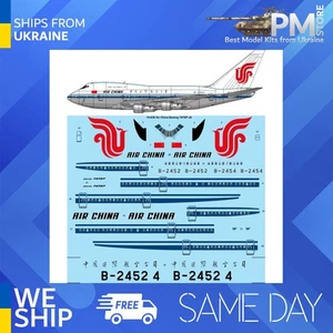 26Decalcomanie 144-636 1/144 Air China Boeing 747SP decalcomania laser - Foto 1 di 2
