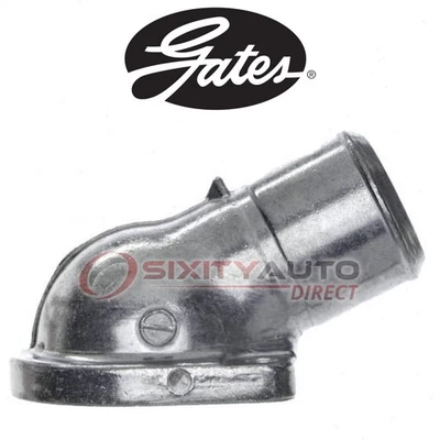 Gates Coolant Water Outlet for 2007-2017 GMC Sierra 2500 HD 6.0L V8 - xw Foto 1 de 4