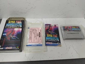Super Fire Pro Wrestling Special Nintendo Super Famicom CIB Boxed - Picture 1 of 7