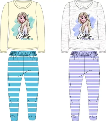 Disney FROZEN Eiskönigin Schlafanzug Elsa Pyjama Gr 110 116 122 128 134 NEU