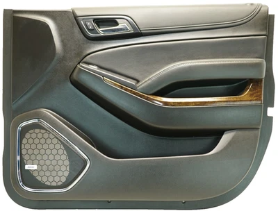 🔅Chevrolet Suburban 2015-2020 OEM. MONTAJE DE MOLDURA, PUERTA DELANTERA DERECHA *NEGRO Foto 1 de 4