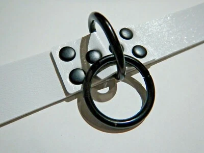 BLACK METAL HARDWARE COLLAR studded choker punk goth grunge Y2K Emo Necklace 4J - Image 1 of 4