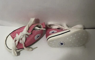Zapatillas Converse Rosa y Blanco Bebé Niñas Talla 1 Foto 1 de 4