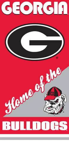 Georgia Bulldogs Beach Towel Cover