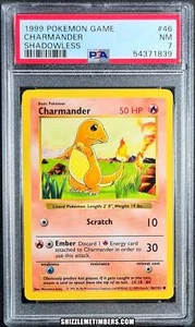 Charmander 46/102 Shadowless Base Set - PSA 7 - Picture 1 of 2