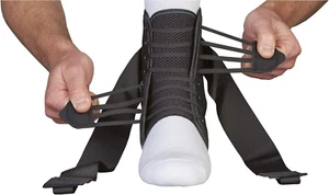 ASO Speed Lacer Stabilizzatore alla Caviglia, Nero, X-Large - Foto 1 di 12