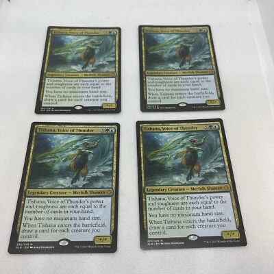 MTG 4x Tishana, Voice of Thunder Ixalan 230/279 Regular Mythic FREE SHIPPING - Image 1 of 2