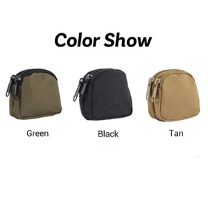 Nylon Tactical Molle Pouch Durable Belt Bag 3 Colors Optional Accessories Bags - Picture 1 of 16