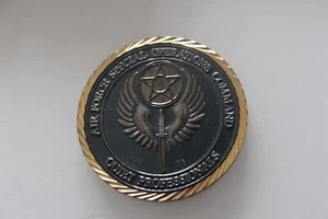 AFSOC Air Force Special Operations Command Quiet Professionals Challenge Coin - Picture 1 of 3
