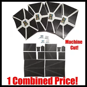 Vintage Star Wars Tie & Interceptor Replacement Stickers Peel Stick Machine Cut - Picture 1 of 3