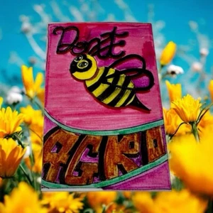 Don’t Bee AGRO - Hand Illustrated 2x3 In Sticker - Picture 1 of 4