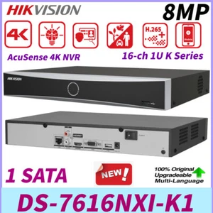 Hikvision DS-7616NXI-K1 4K NVR 16-ch 1U K Serie AcuSense Netzwerk-Videorekorder - Picture 1 of 6