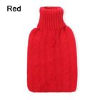 Solid Color Knitted Cover Hot Water Bottle Cover Water-Filled Bag Hand Warmer