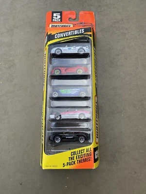 Sealed Matchbox 5 pack Convertibles 1995 New Cars D25 - Image 1 of 2