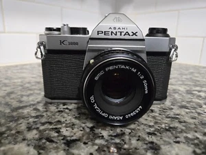 Pentax Asahi K1000 35mm Film Camera W/50mm Lens Film Tested & Working Great! - Picture 1 of 10