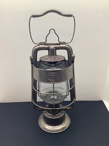 Antique 1907 Dietz King Fire Dept Kerosene Lantern W/ RARE Globe - Picture 1 of 13