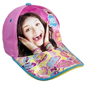 Soy Luna Sí Rosa Sombrero con Visera Baseball Niña 5-10anni Mezcla de Algodón - Imagen 1 de 1