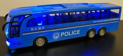 Large Police City Bus Coach Rechargeable Radio Remote Control Car Toy Boys Toys - Image 1 of 4
