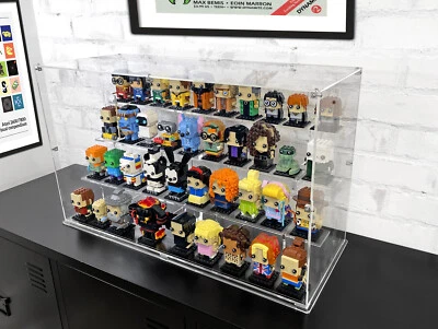BRIXBOX Vitrine für bis zu 40 LEGO® Brickheadz mit Schutzhülle - Bild 1 von 4
