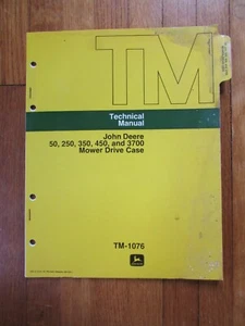 John Deere 50 250 350 450 3700 Mower Drive Technical Manual - Picture 1 of 5