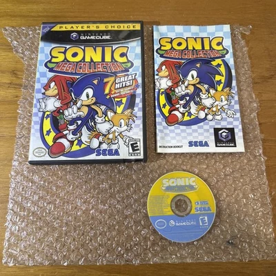 Sonic Mega Collection (Nintendo GameCube, 2002) Complete CIB Tested & Working - Image 1 of 4