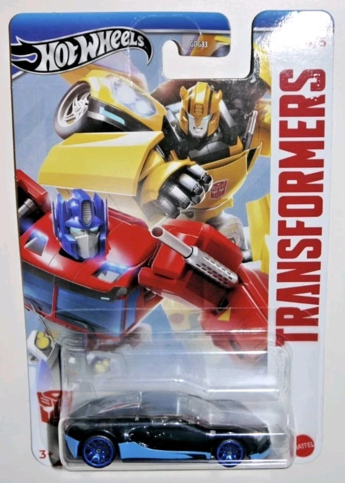 Hot Wheels Transformers Bugatti Veyron Niños Niños Transformers Coche Juguete Edad 3+ Foto 1 de 1