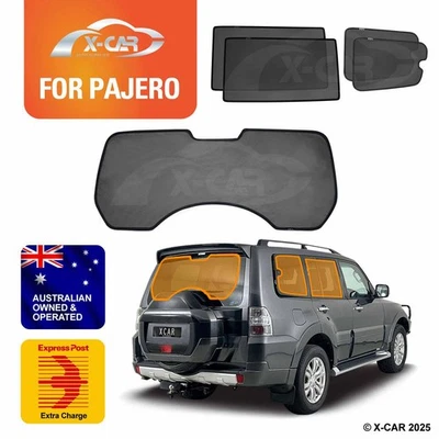 Window Sun Shades for Mitsubishi Pajero 2006-2022 Car Windscreen Blind Mesh - image 1 of 4
