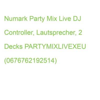 Numark Party Mix Live DJ Controller, Lautsprecher, 2 Decks PARTYMIXLIVEXEU (0676 - Bild 1 von 2