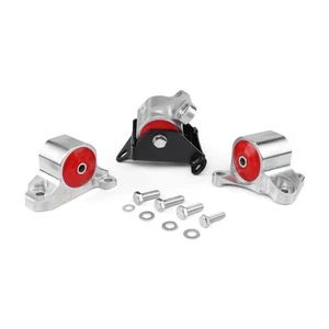 Innovative for 96-00 Civic B/D Series Silver Aluminum Mounts 95A Bushings (2 - Picture 1 of 9