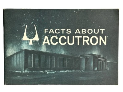 Vintage 1960s Booklet Facts About Accutron - Image 1 of 4