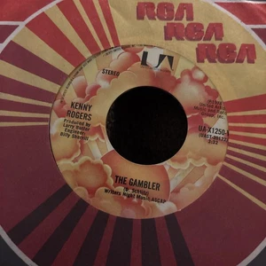 Kenny Rogers - The Gambler - 45 Record 1978 Originally Excellent - Picture 1 of 2